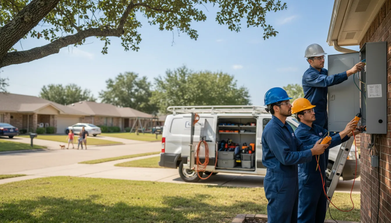 Certified electrician providing emergency electrical services in Mahomet, IL